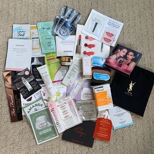 High end prestige beauty samples